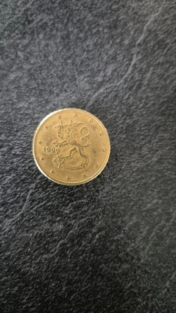 50 cent munt Finland 1999, Postzegels en Munten, Ophalen of Verzenden