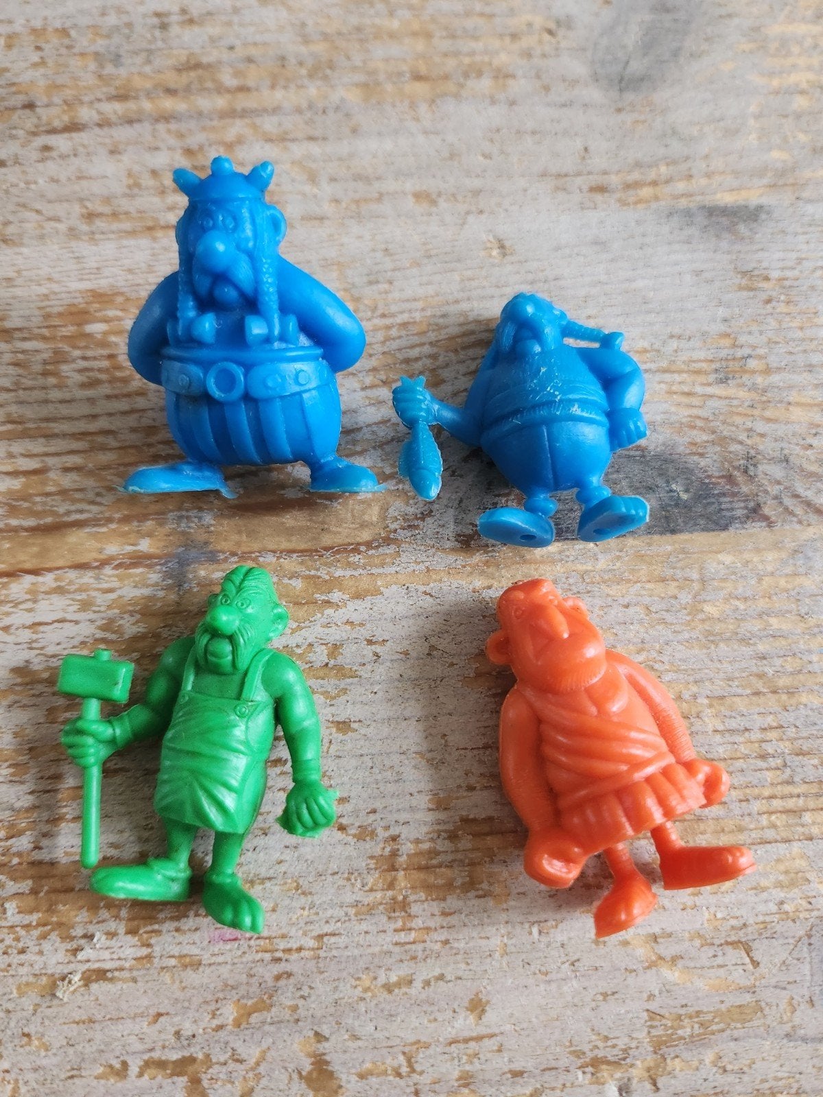Asterix en Obelix Dunkin figuurtjes jaren 1970, Verzamelen, Ophalen of Verzenden, Gebruikt, Overige typen