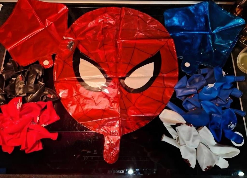Spiderman ballonnen set, Hobby en Vrije tijd, Feestartikelen, Ophalen of Verzenden, Nieuw, Versiering
