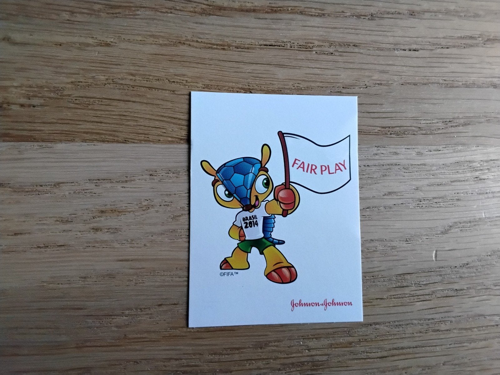 Panini WK 2014 Fairplay sticker nummer 642, Ophalen of Verzenden, Zo goed als nieuw, Poster, Plaatje of Sticker