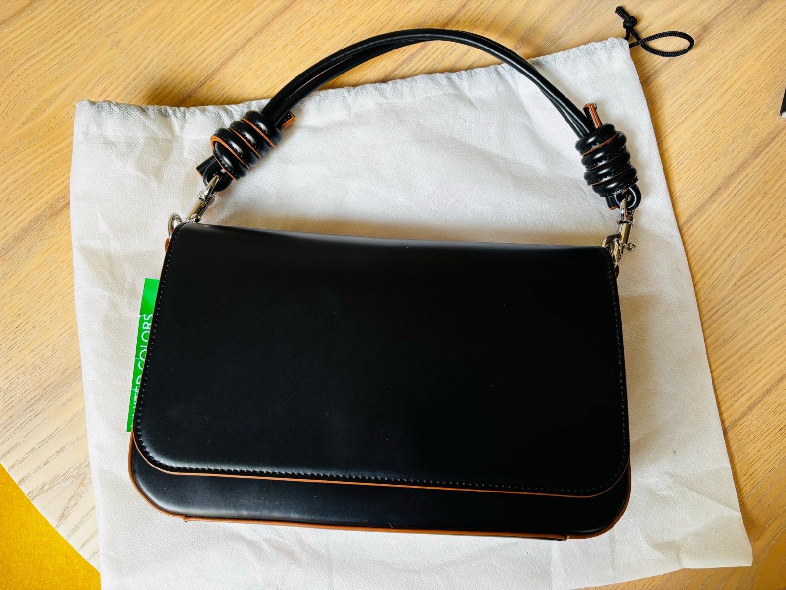 United Colors of Bennetton shoulder bag, Ophalen of Verzenden, Nieuw, Zwart, Overige merken