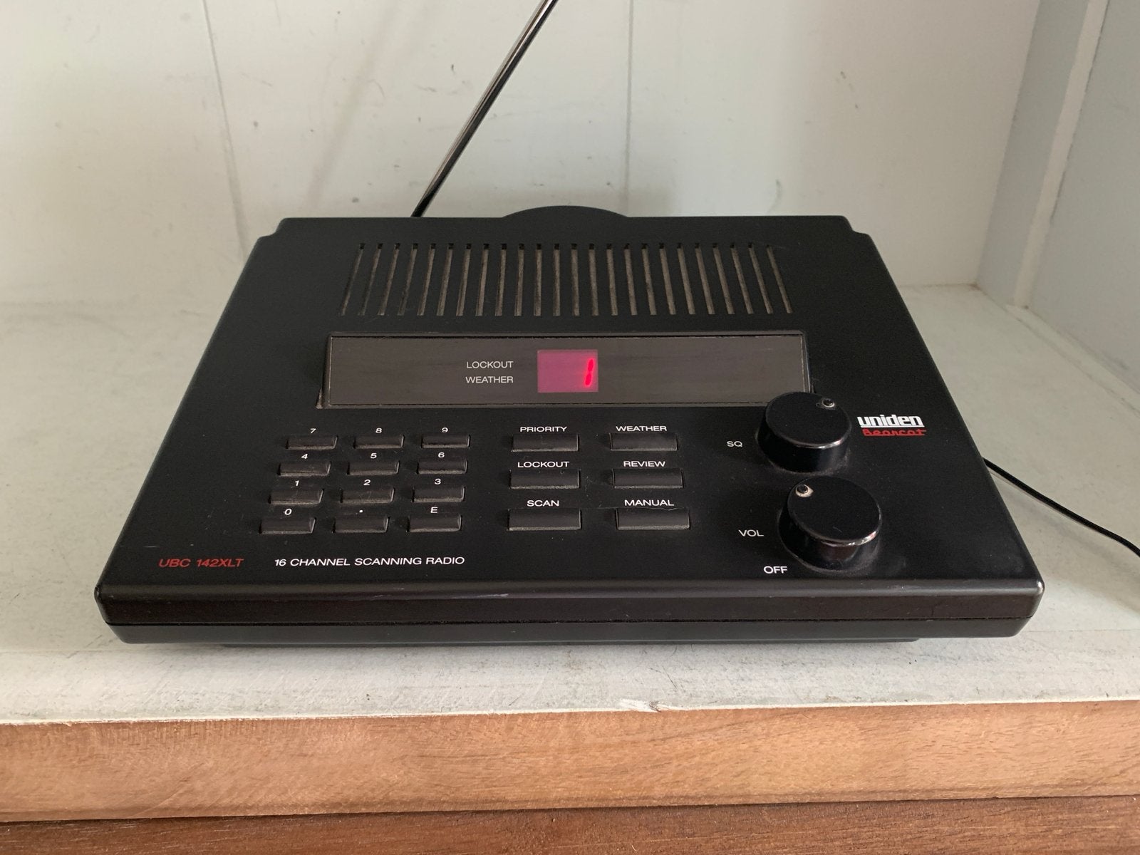 Uniden Bearcat UBC 142XLT 16-kanaals scanner radio, Ophalen of Verzenden, Gebruikt, Radio