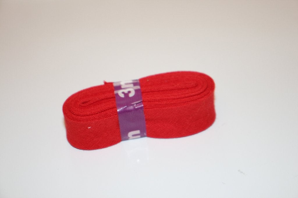 Biaisband katoen 20mm / 3m - rood #3597, Ophalen of Verzenden, Nieuw, Lint, Band of Elastiek