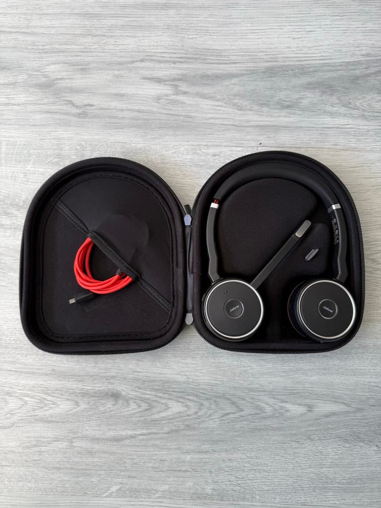 Jabra Evolve 75 ANC - zgan, Overige merken, Zo goed als nieuw, Draadloos, Op oor (supra aural)