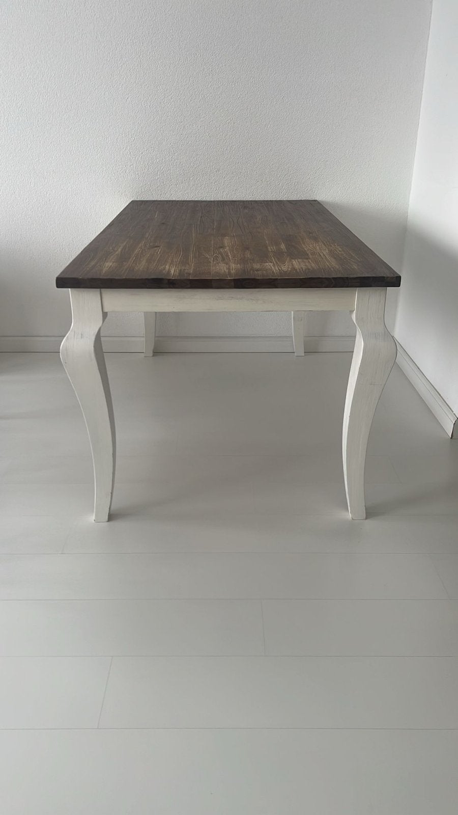 Eettafel 160x90 cm - Landelijke stijl, Huis en Inrichting, Ophalen, Gebruikt, 50 tot 100 cm, 150 tot 200 cm