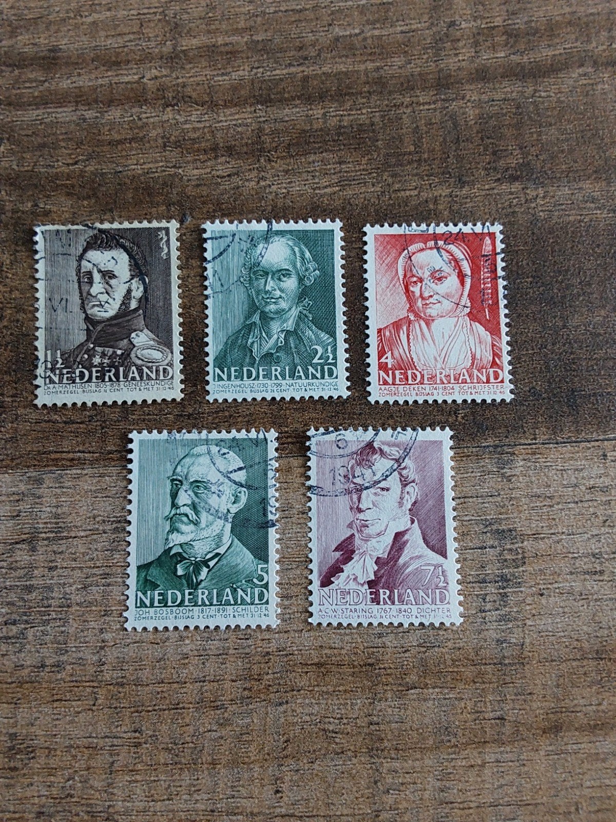 Nvph 392-396 Zomerzegels  1941 ( gest), Postzegels en Munten, Postzegels | Nederland, Ophalen of Verzenden