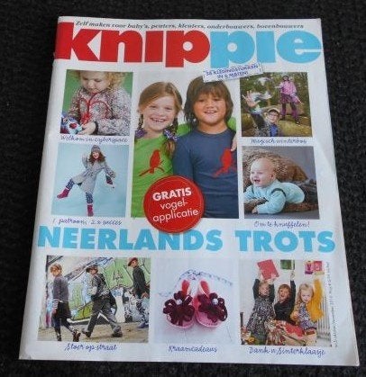 Knippie nr. 5 oktober, november 2010 ook baby maat 50/164, Hobby en Vrije tijd, Kledingpatronen, Verzenden, Zo goed als nieuw
