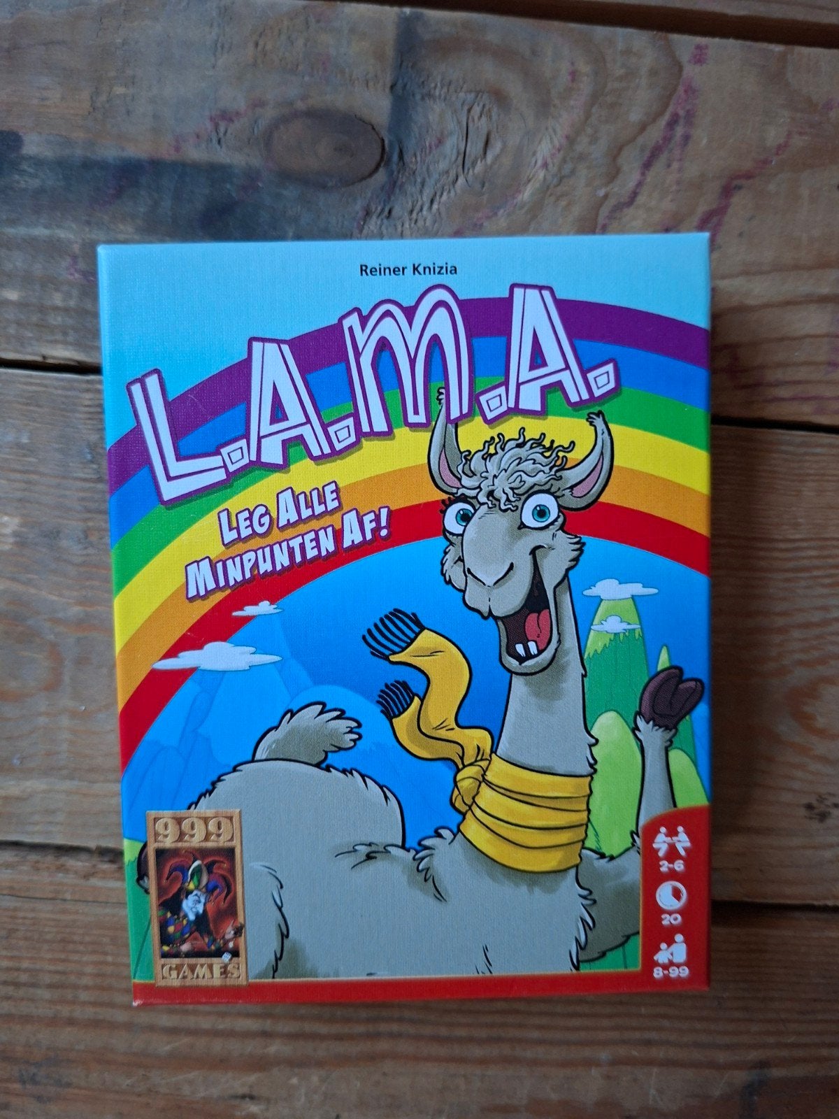L.A.M.A gezelschapsspel, Vijf spelers of meer, Ophalen of Verzenden, Nieuw, Reiner Knizia