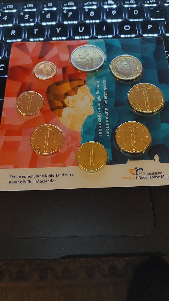 eerste euro munten, Postzegels en Munten, Ophalen of Verzenden, Koningin Beatrix, Euro's, Setje