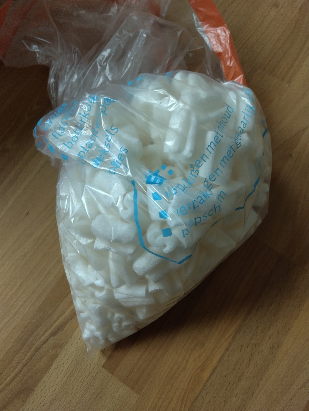Verpakkingsmateriaal: piepschuim chips - snel ophalen!, Ophalen