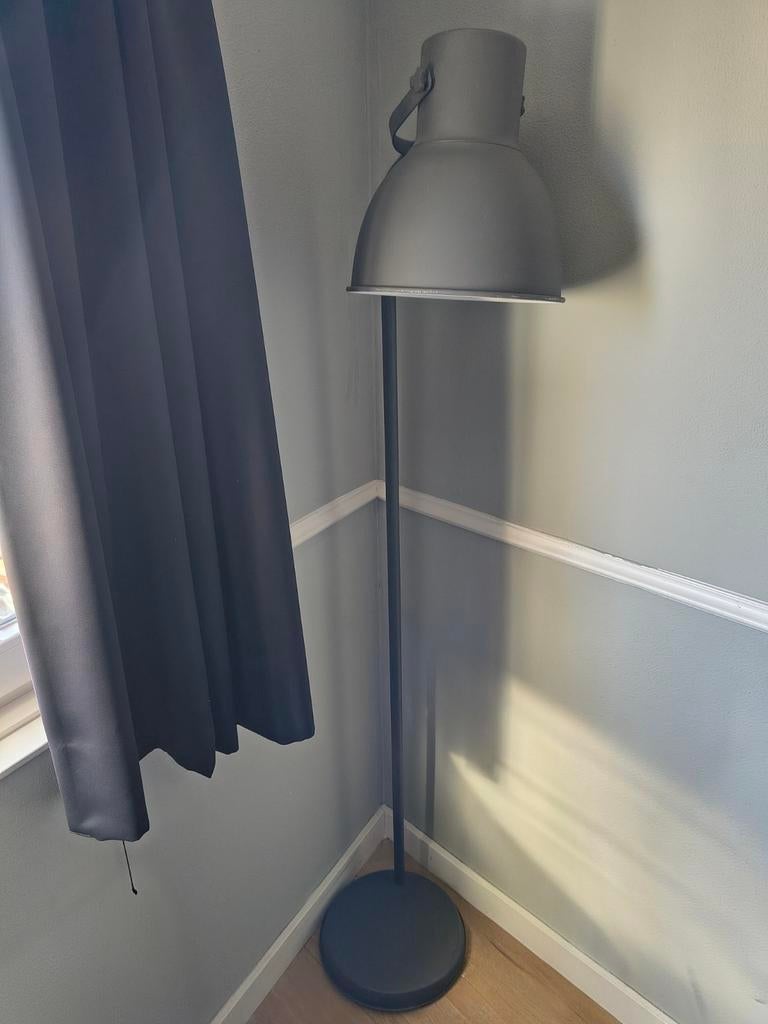 Industriële staande lamp met voetschakelaar - Bruin, Ophalen