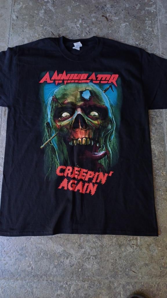 Annihilator " Creepin Again "  T-shirt XXL, Verzenden, Nieuw, Overige maten, Zwart