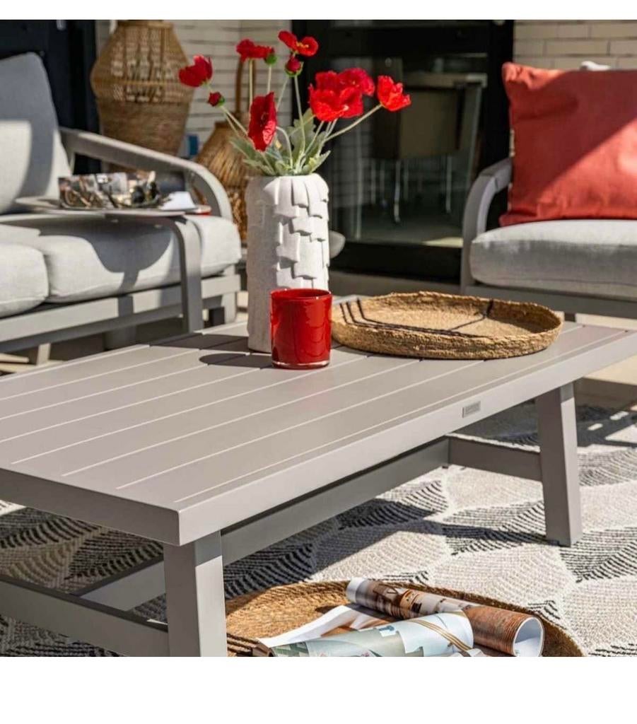 Garden Impressions tafel - Taupe, Tuin en Terras, Tuinsets en Loungesets, Ophalen, Nieuw, Loungeset, Bank