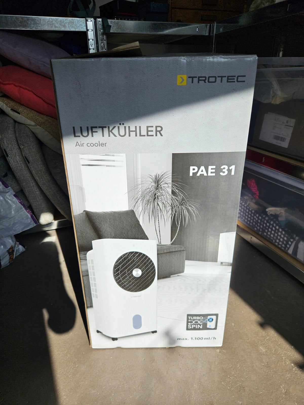 Trotec PAE 31 Luchtkoeler - Bijna Nieuw, Ophalen, Minder dan 60 m³, Ventileren, Nieuw