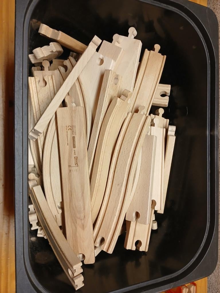 IKEA Houten Treinset met Accessoires, Ophalen, Zo goed als nieuw, Jongen of Meisje