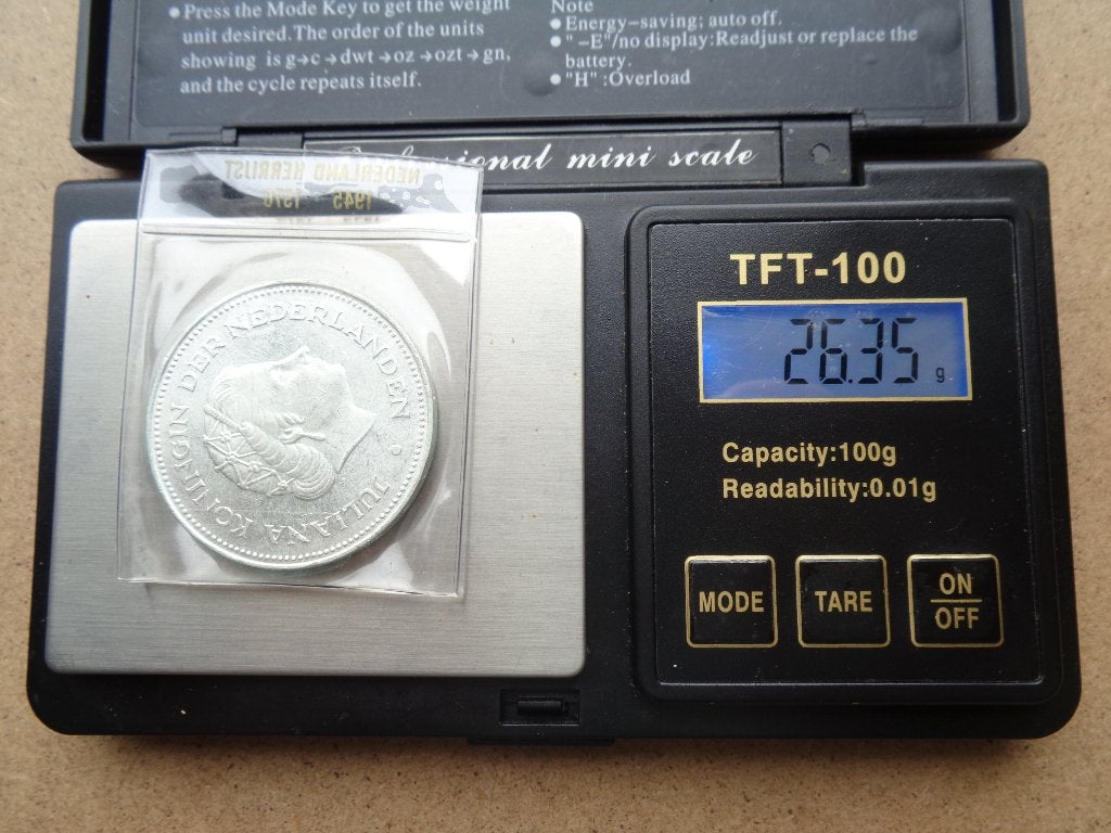 zilveren 10 gulden munt 25 gram [707], Postzegels en Munten, Verzenden, Koningin Beatrix, Zilver, Losse munt