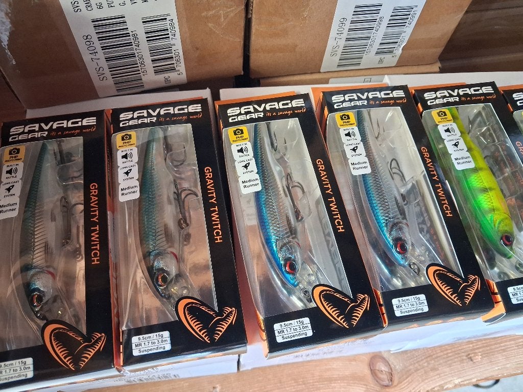 Twitchbaits...Gravity Twitch van Savage Gear (9.5cm/15g), Tinstraat, Savage Gear, Overige typen, Nieuw