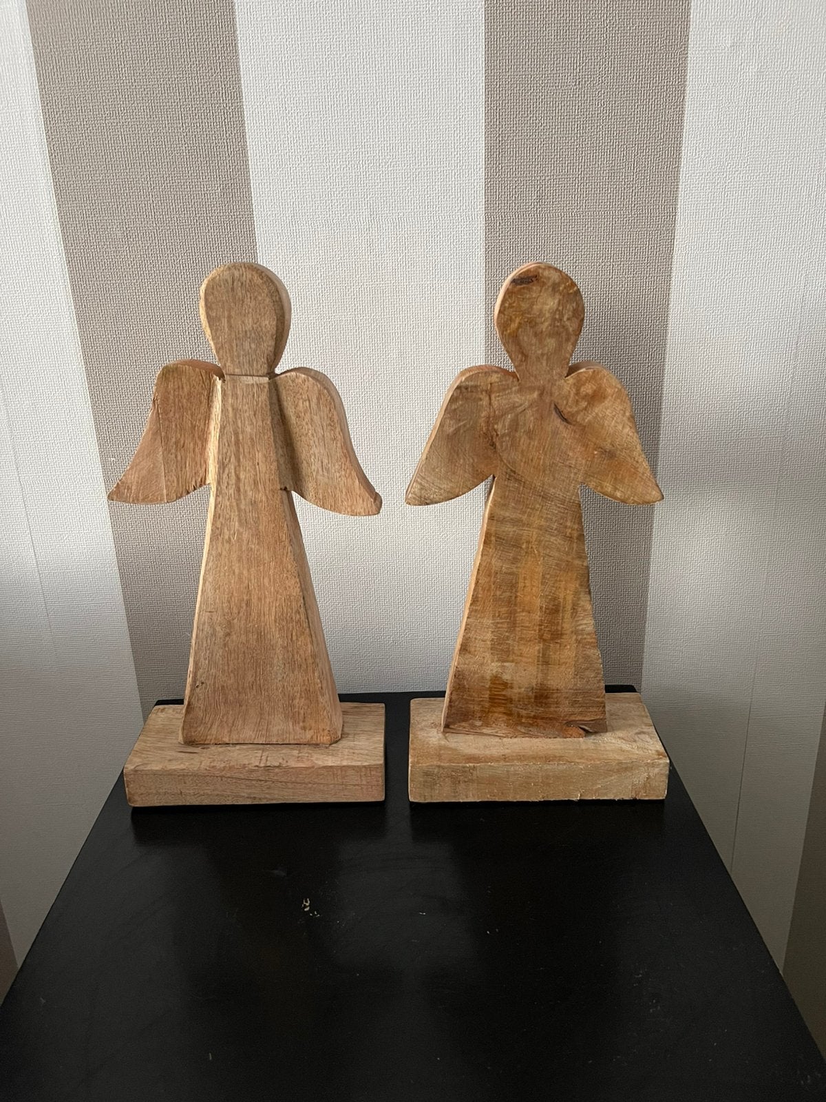 Home Accents houten kerstengelen, Hout, Beige, Nieuw, Ophalen of Verzenden