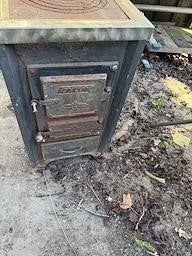 Te koop gebruikte houtkachel met wateraansluiting voor cv -, Ophalen, Gebruikt, Info@birdtrade.nl, Birdtrade