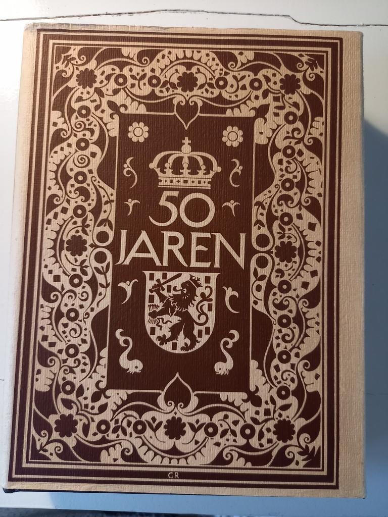 w13 50 Jaren Officieel Gedenkboek Koningin Wilhelmina, Ophalen of Verzenden, 20e eeuw of later, Gelezen, Jhr. Mr. F. Beelaerts van Blokland