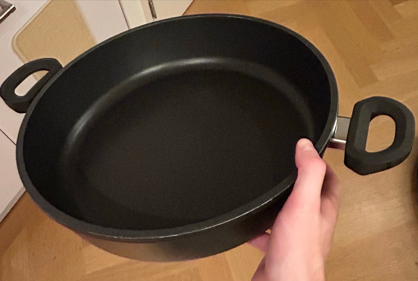 Pyrex pan met deksel - Gebruikt maar werkt perfect, Ophalen, Overige materialen, Gebruikt, Met deksel
