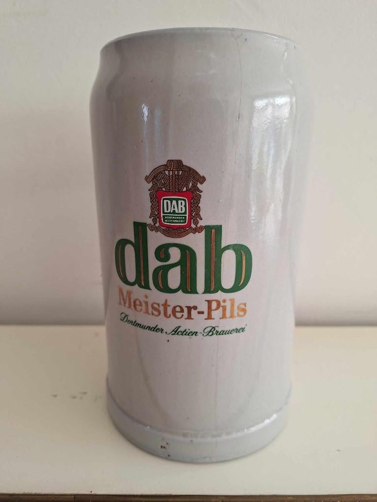 Bierpul 1 liter Dortmunder Hansa Bier, Ophalen of Verzenden
