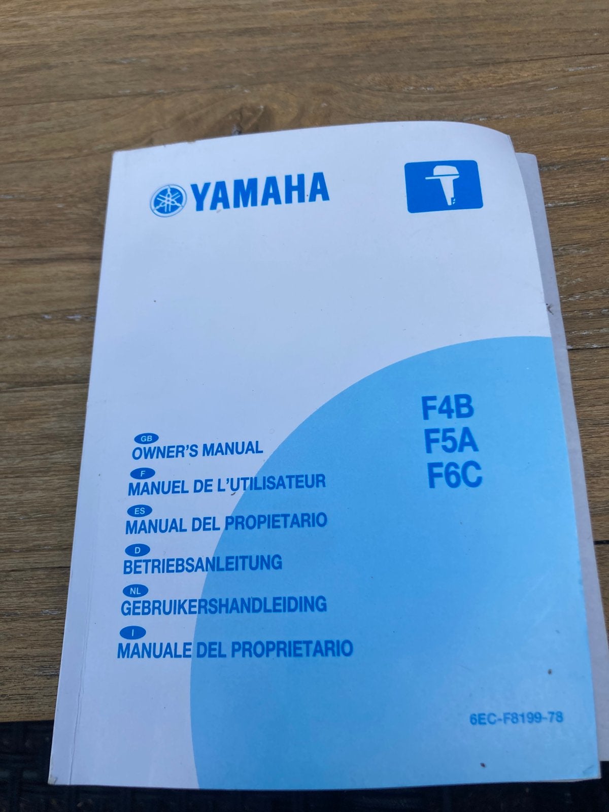 Yahmaha manual f4 f5 f6, Ophalen, Zo goed als nieuw, Motor en Techniek