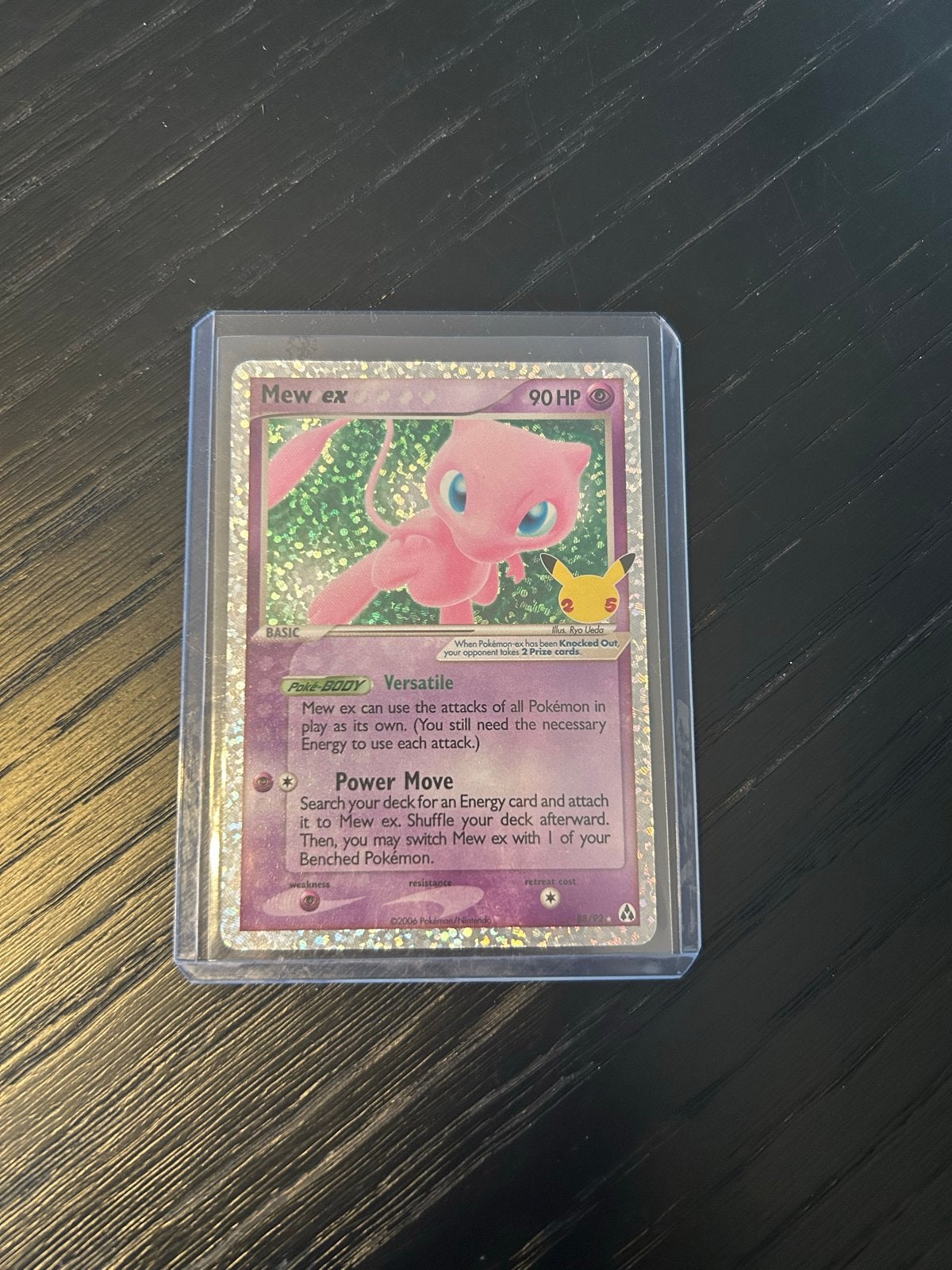 Mew ex Pokémon kaart - Celebrations (Foil), Ophalen of Verzenden, Zo goed als nieuw, Losse kaart, Foil