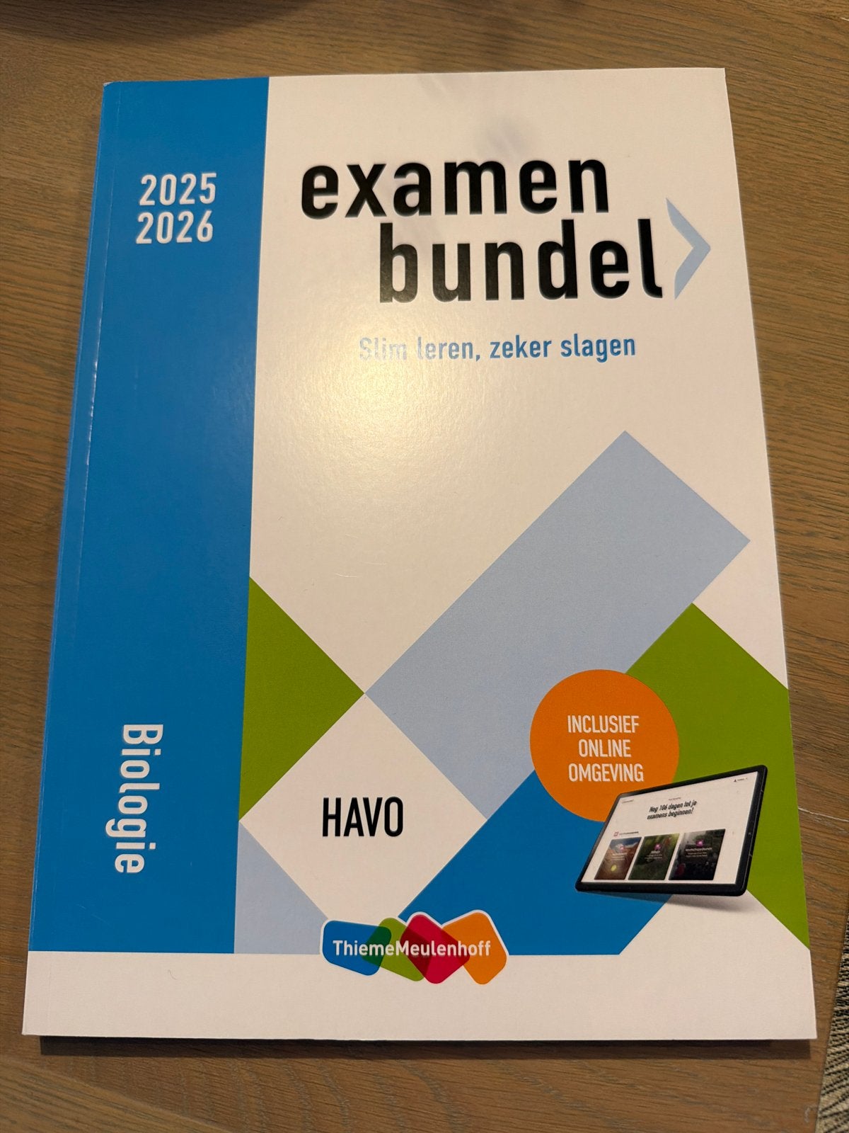 Examenbundel Biologie HAVO 2025/2026 - Slim leren, zeker sla, Boeken, Ophalen of Verzenden, Zo goed als nieuw, HAVO, Biologie