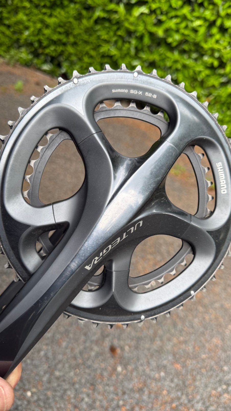 Shimano SG-X 52/39, Ophalen of Verzenden, Gebruikt, Racefiets, Crankstel of Pedalen