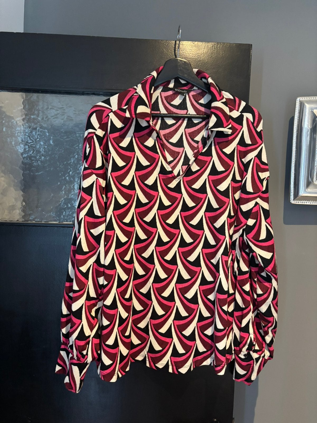 Ms mode blouse maat m, Ophalen of Verzenden, Zo goed als nieuw, Maat 38/40 (M), Meerkleurig