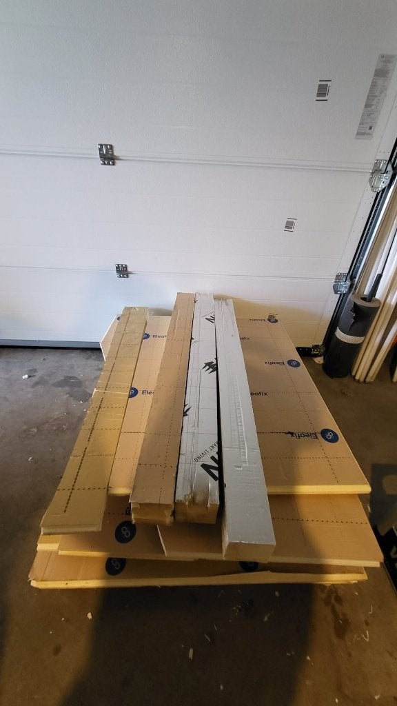 PIR isolatie 40mm , paar volle platen en reststukken, Doe-het-zelf en Verbouw, Isolatie en Afdichting, Ophalen, Dakisolatie, 4 tot 8 cm