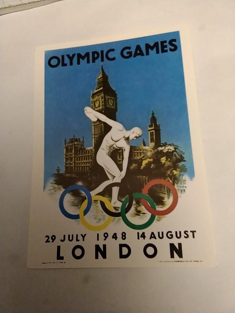 OLYMPISCHE SPELEN  1948 / ANSICHTKAART, Ophalen of Verzenden, 1940 tot 1960, Kinderen
