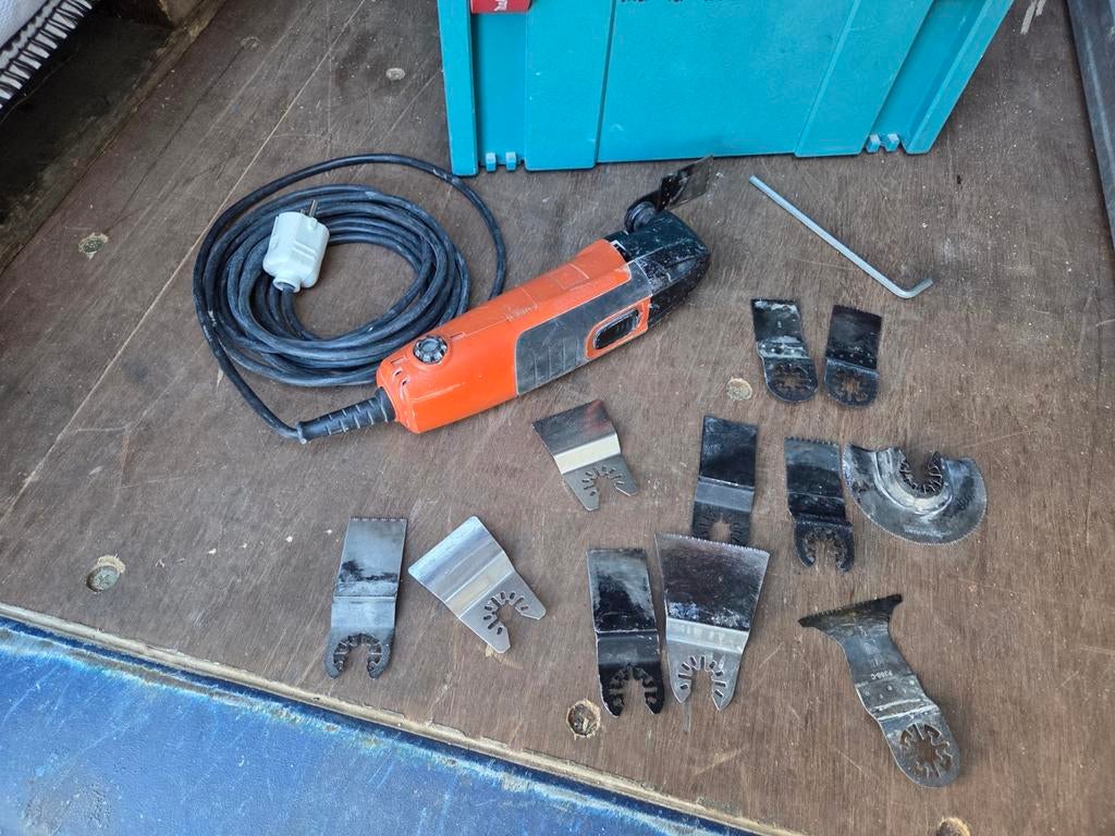 Fein multitool compleet met veel zaadjes en mbox van makita, Ophalen