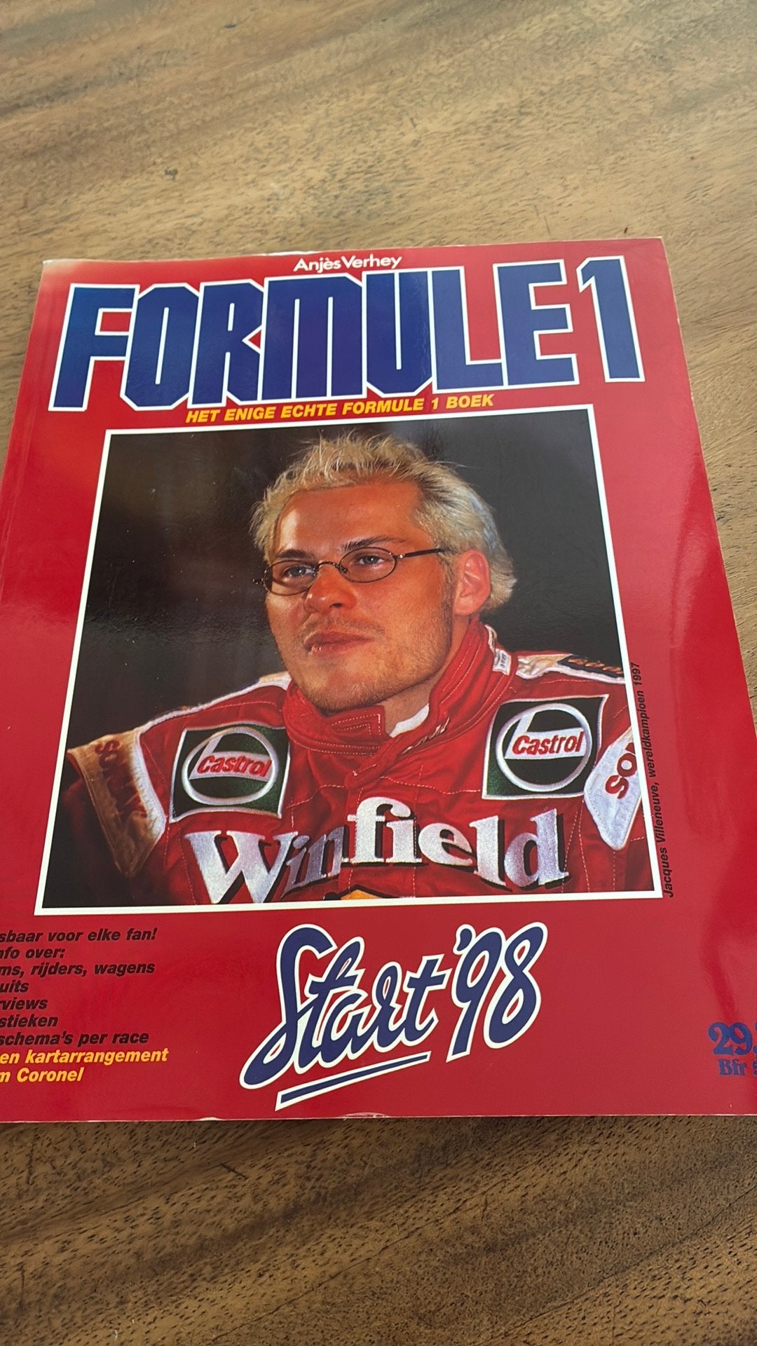Boek over formule 1, Ophalen of Verzenden, Gelezen, Overige sporten