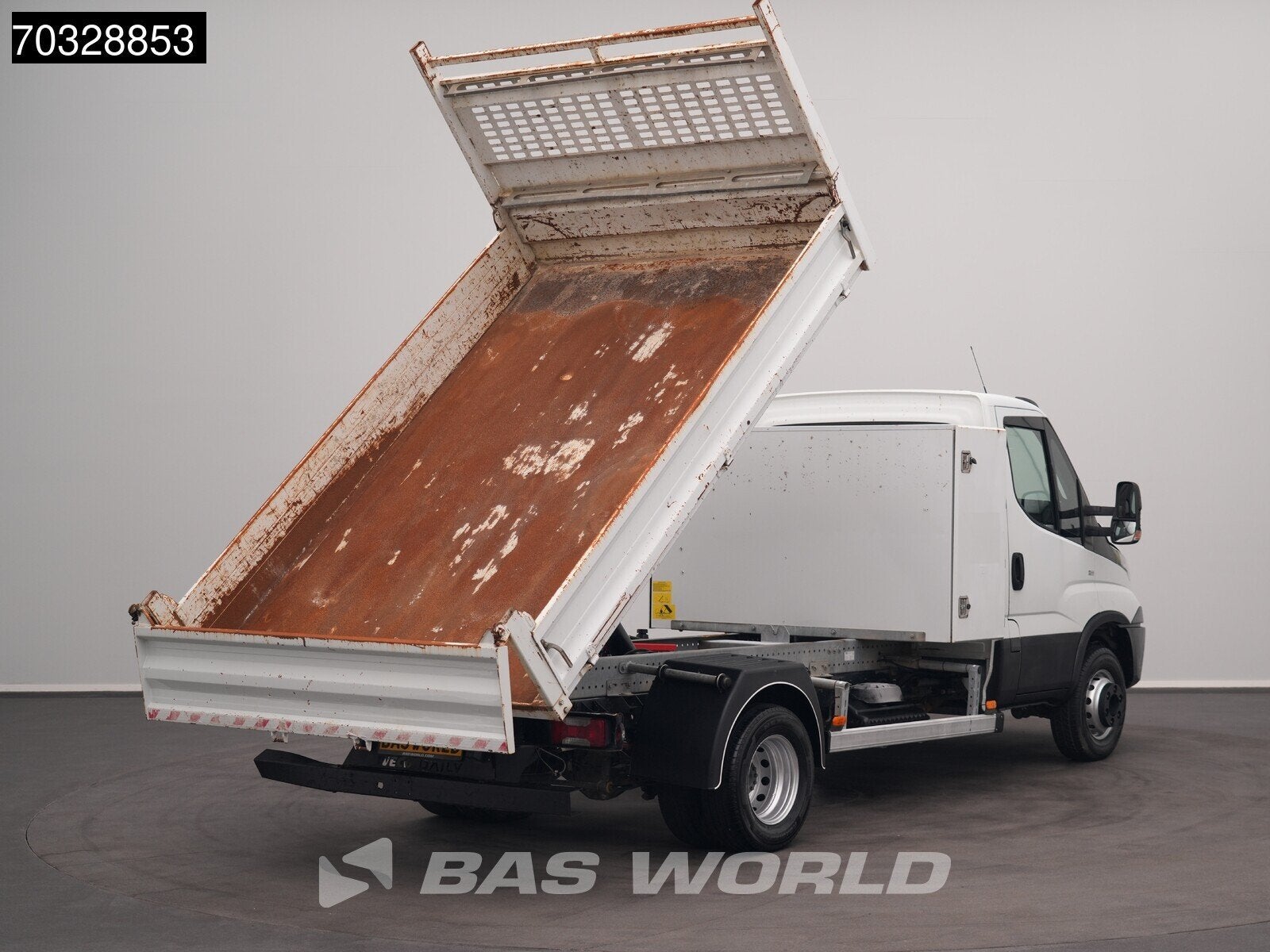 Iveco Daily 65C15 3.0L 150PK Kipper Euro6 Airco Cruise Tippe, Auto's, Bestelauto's, Stof, Gebruikt, Euro 6, 4 cilinders