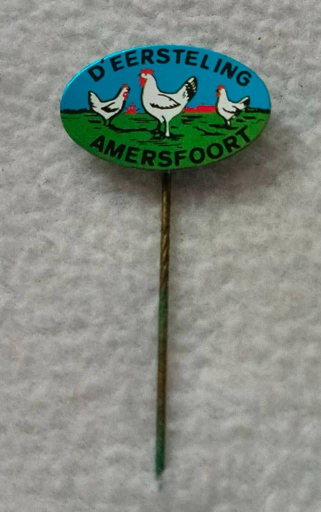 Speldje D'eerstelingen Amersfoort, Verzamelen, Speldjes, Pins en Buttons, Ophalen of Verzenden, Zo goed als nieuw, Dier of Natuur