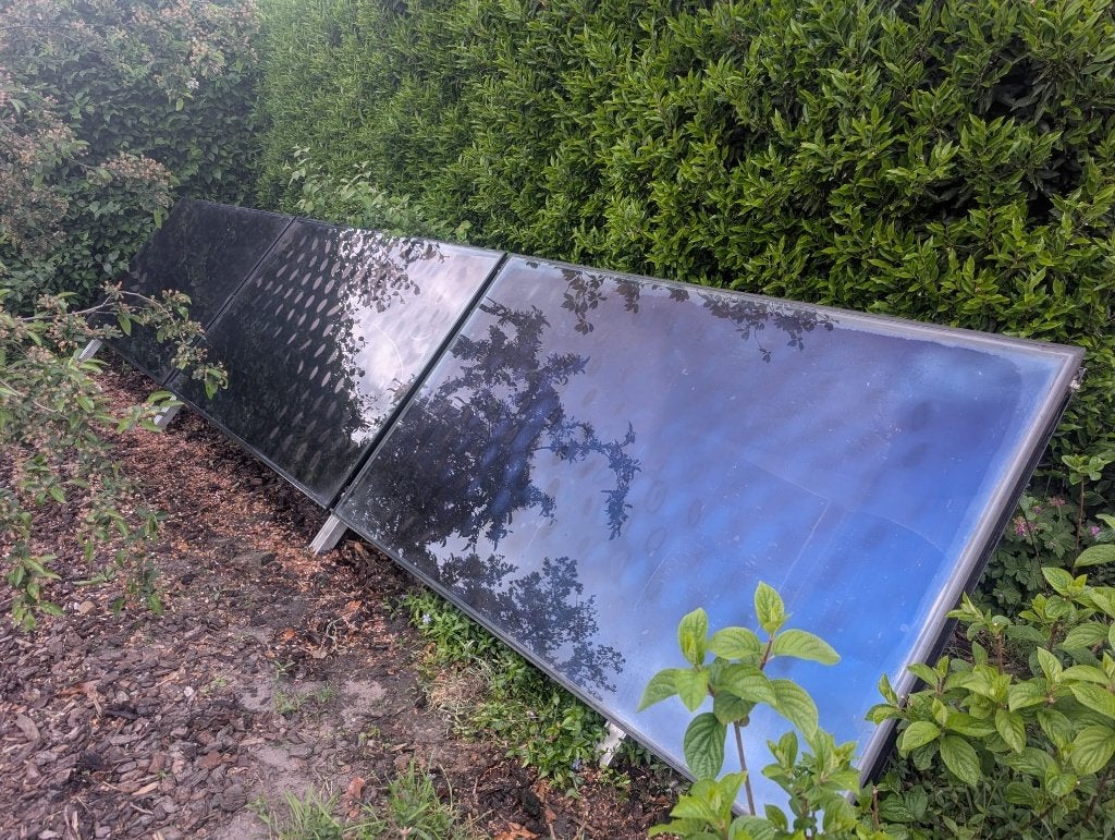 Zonnecollector installatie + toebehoren, Ophalen, Gebruikt, Verwarming