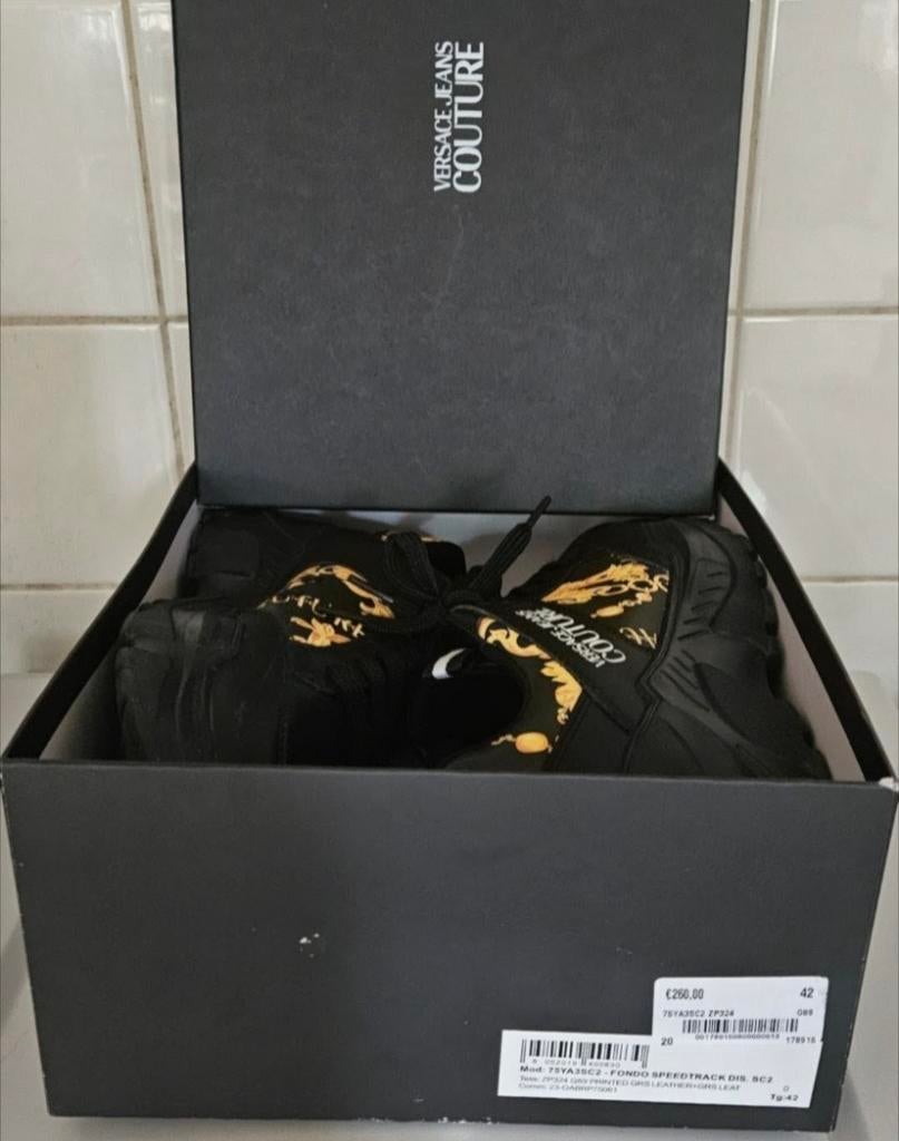 Versace Jeans Couture sneakers zwart goud, Kleding | Heren, Schoenen, Ophalen, Zwart, Nieuw, Sneakers of Gympen
