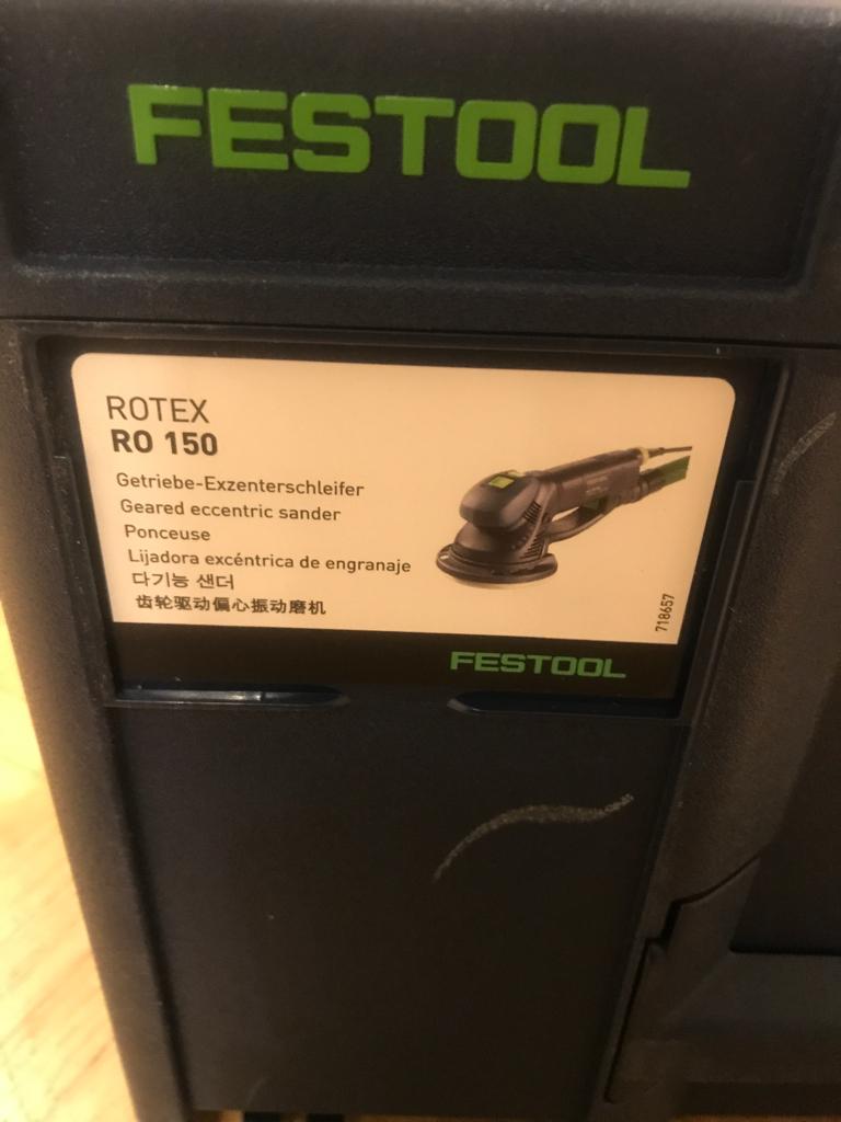 Festool rotex 150 nieuw, Minder dan 25 liter, Ophalen of Verzenden, Nieuw, Minder dan 200 liter/min