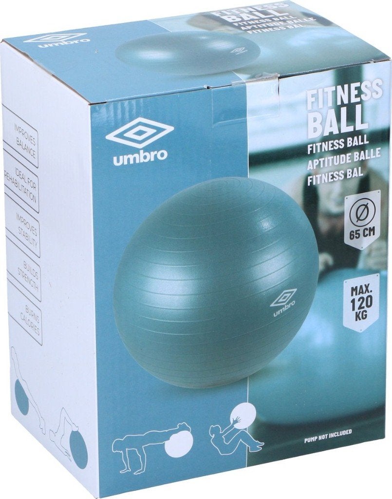 NIEUW Umbro fitnessbal fitness bal skippybal zitbal 65cm, Ophalen of Verzenden, Nieuw, Benen, Fitnessbal