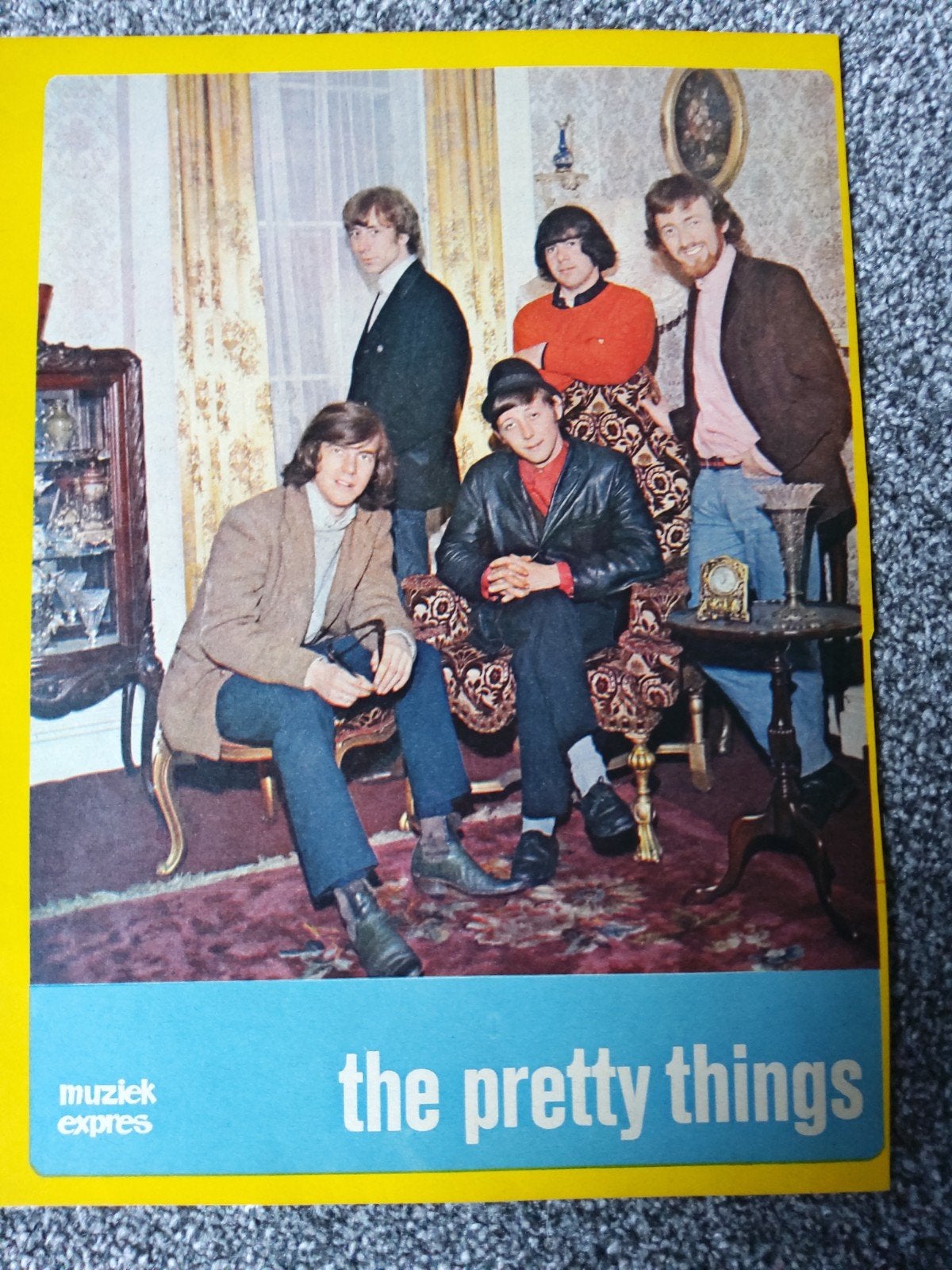 The Pretty Things:  muziek expres 1965, Verzamelen, Muziek, Artiesten en Beroemdheden, Ophalen of Verzenden, Gebruikt, Boek, Tijdschrift of Artikel
