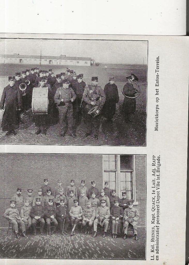 Amsterdam 1e WO Depot 7e Brigade Muziekcorps Kapt Quack, Verzamelen, Ophalen of Verzenden, Voor 1920, Ongelopen, Noord-Holland
