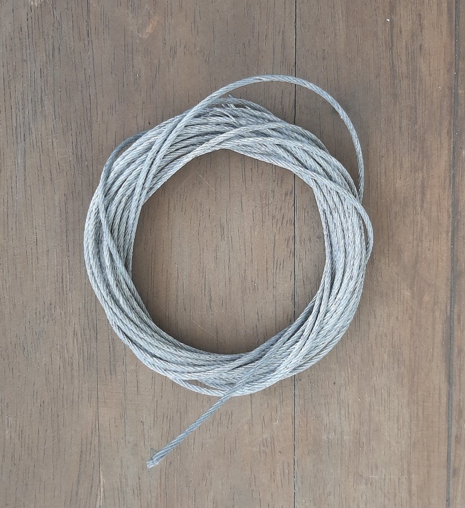 Staalkabel Ø 2,5 mm Lengte 7,5 Meter, Ophalen, Zo goed als nieuw