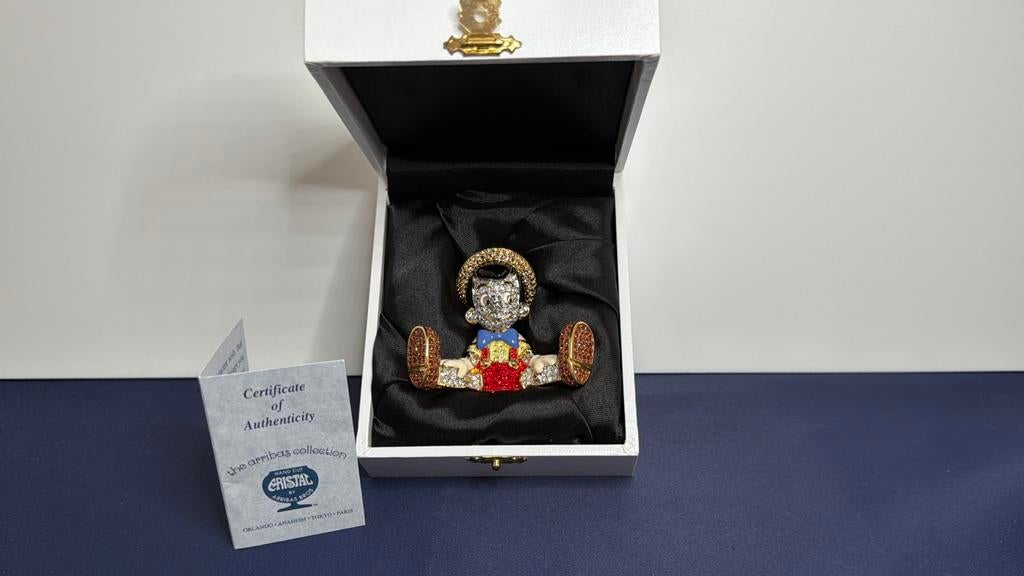 ZELDZAAM: Arribas Brothers Pinokkio - Disney Jeweled, Ophalen of Verzenden, Zo goed als nieuw, Figuurtje