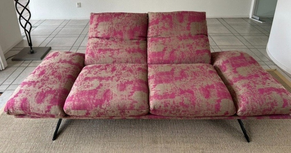 Koinor Design Bank 2-zits - Roze/Beige Gemêleerd, Ophalen