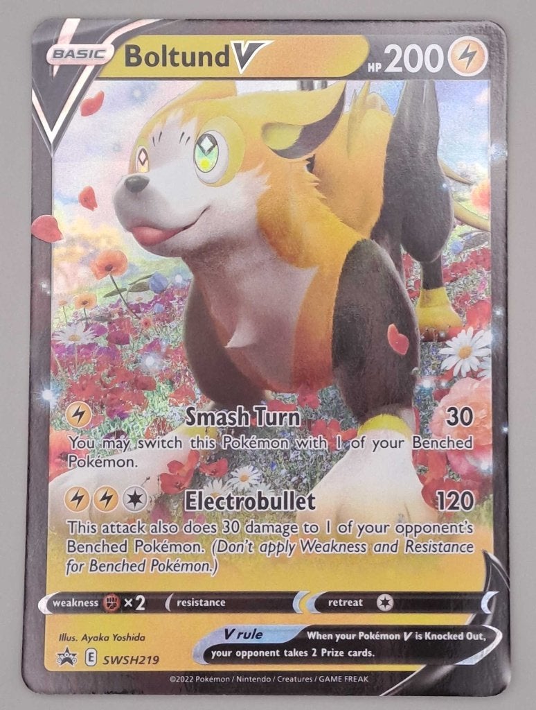 Boltund V SWSH219, Ophalen of Verzenden, Zo goed als nieuw, Losse kaart, Foil