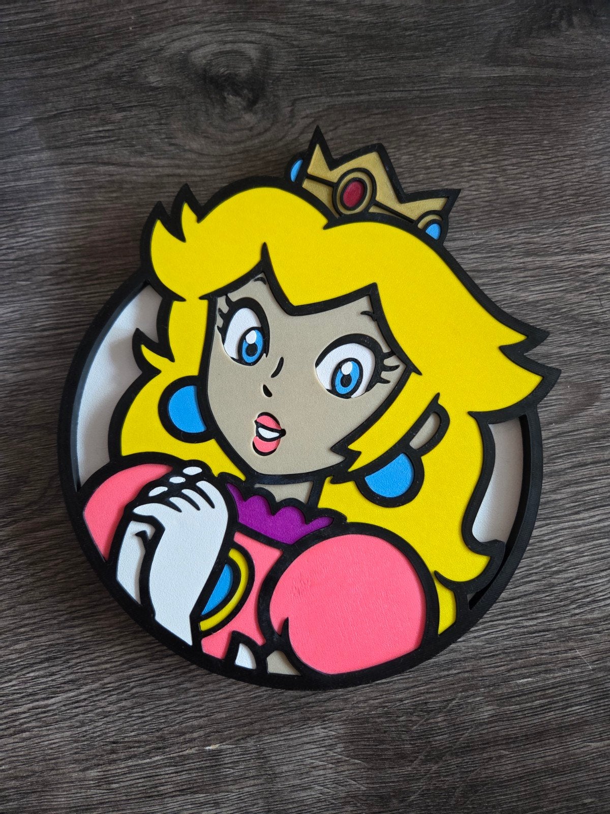 Princess Peach Wanddecoratie - Super Mario Bros, Ophalen of Verzenden, Nieuw