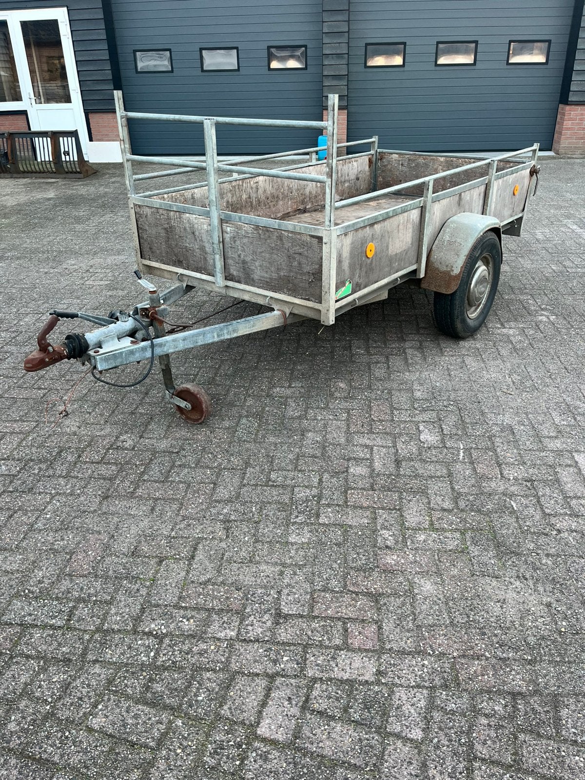 Aanhanger enkelasser, Auto diversen, Aanhangers en Bagagewagens, Ophalen, Gebruikt