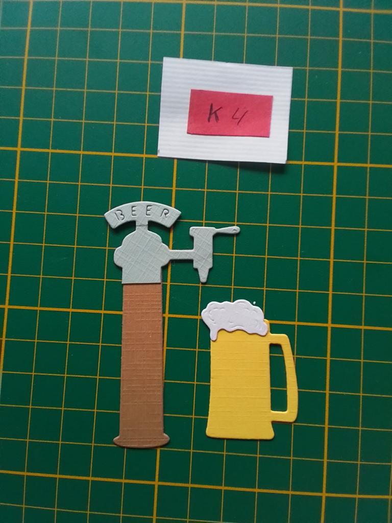 K4 Stansjes biertap met bierpul, Ophalen of Verzenden, Nieuw, Overige thema's, Overige typen